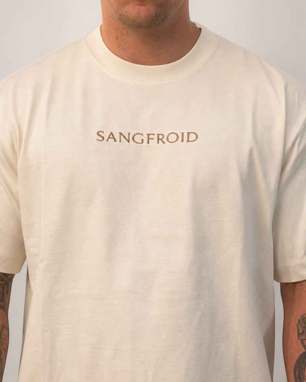 SF Box Tee | T-shirt coupe boxy (écru)