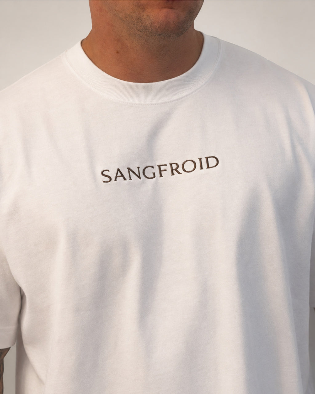 SF Box Tee | T-shirt coupe boxy (blanc)
