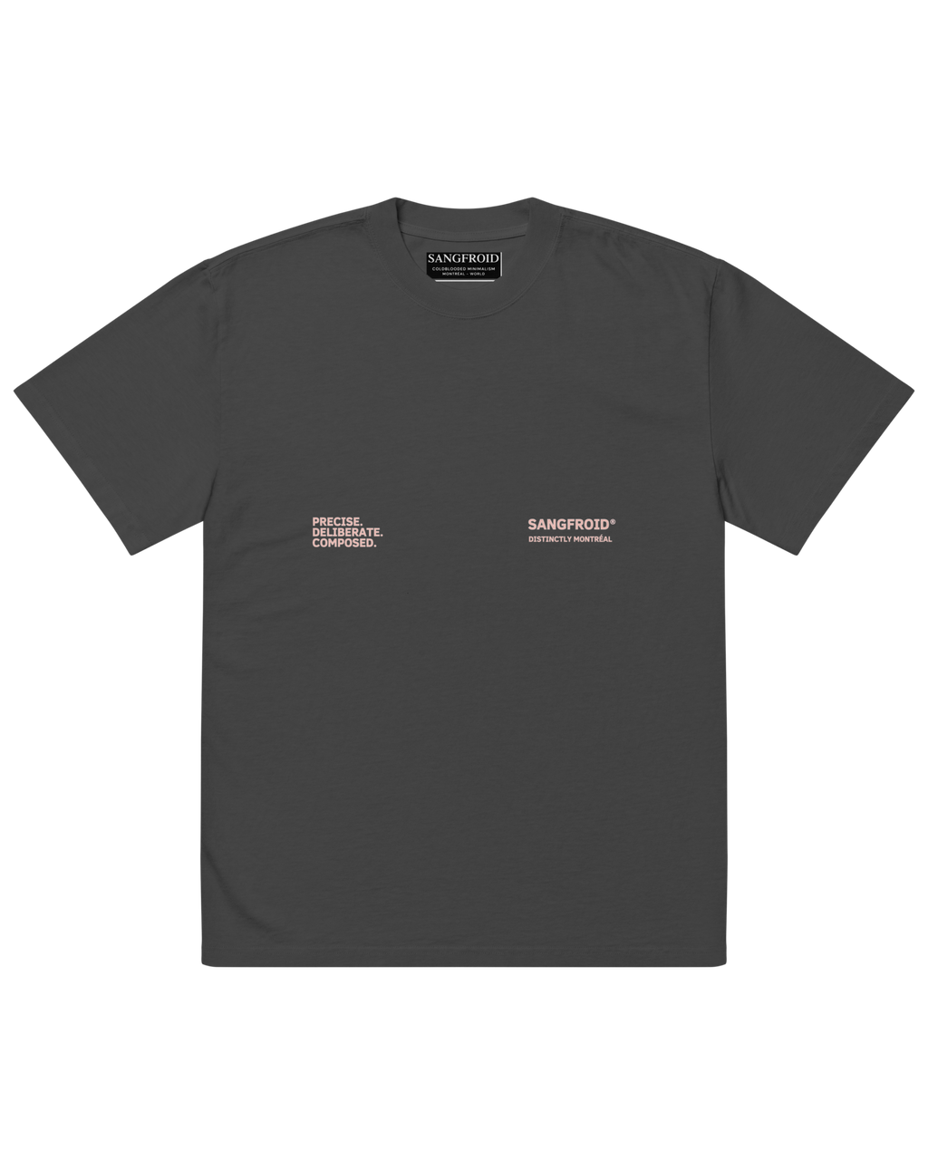 Distinctly MTL | Oversized Tee (Faded Black)