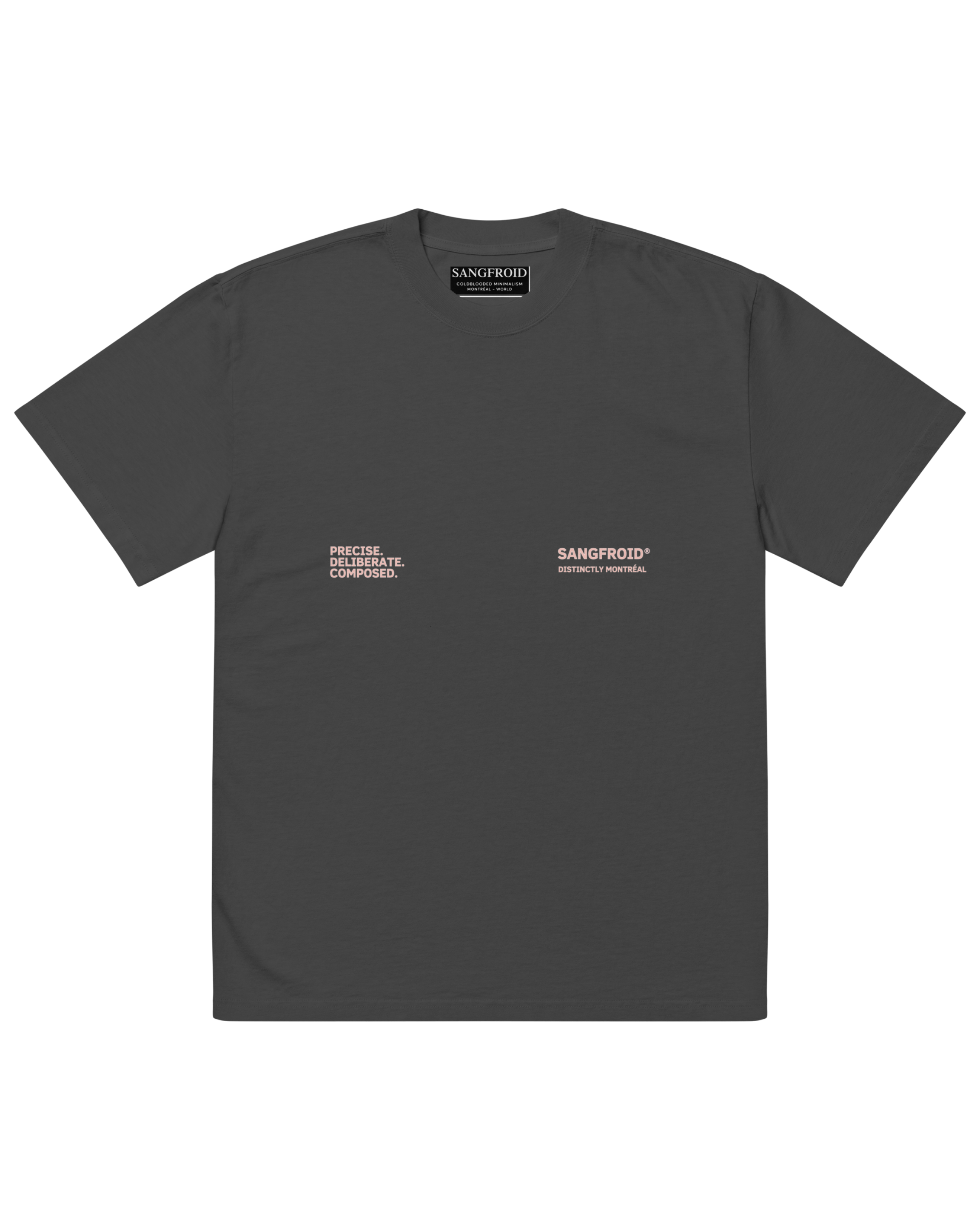 Distinctly MTL | Oversized Tee (Faded Black)