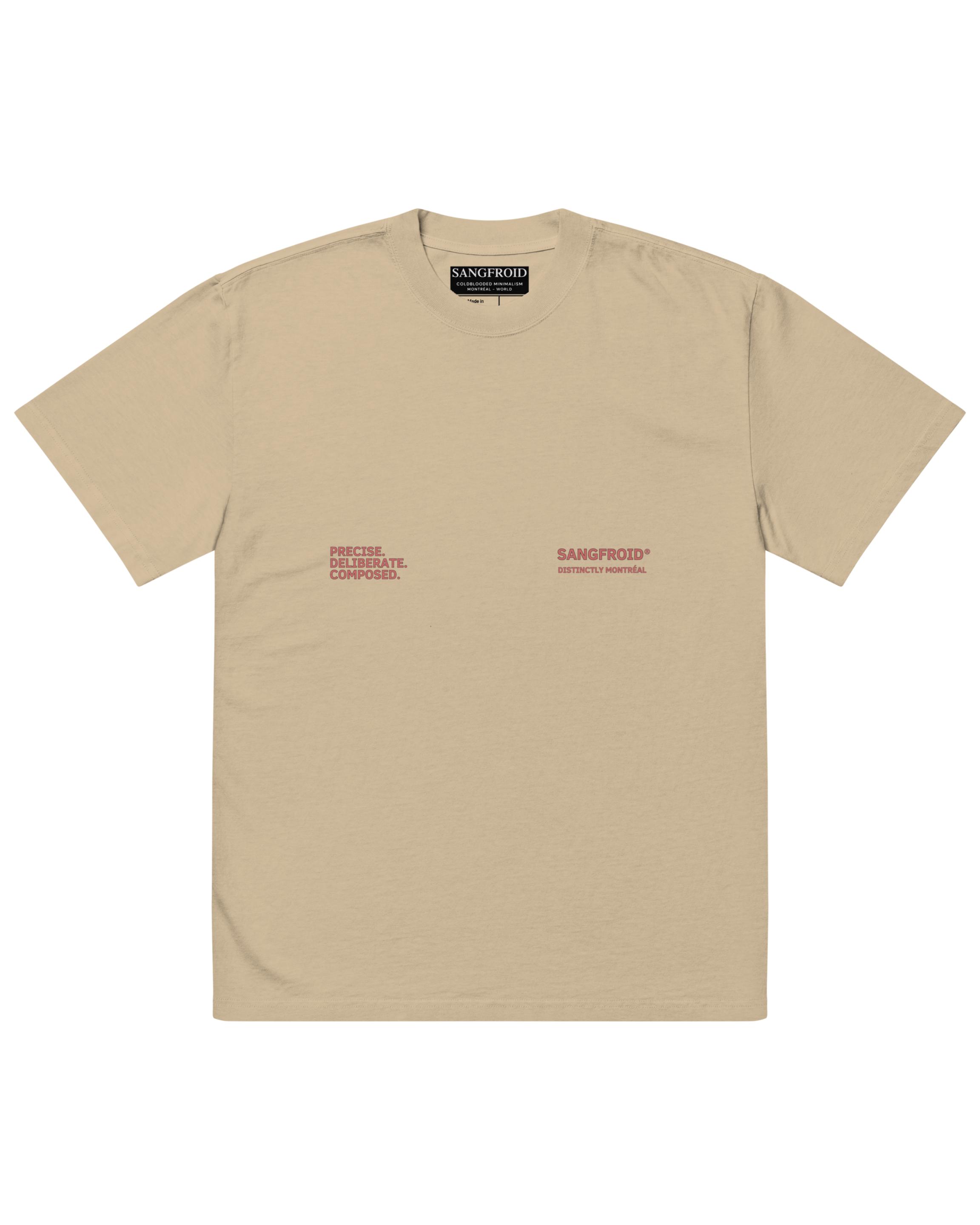 Distinctly MTL | Oversized Tee (Faded Khaki)