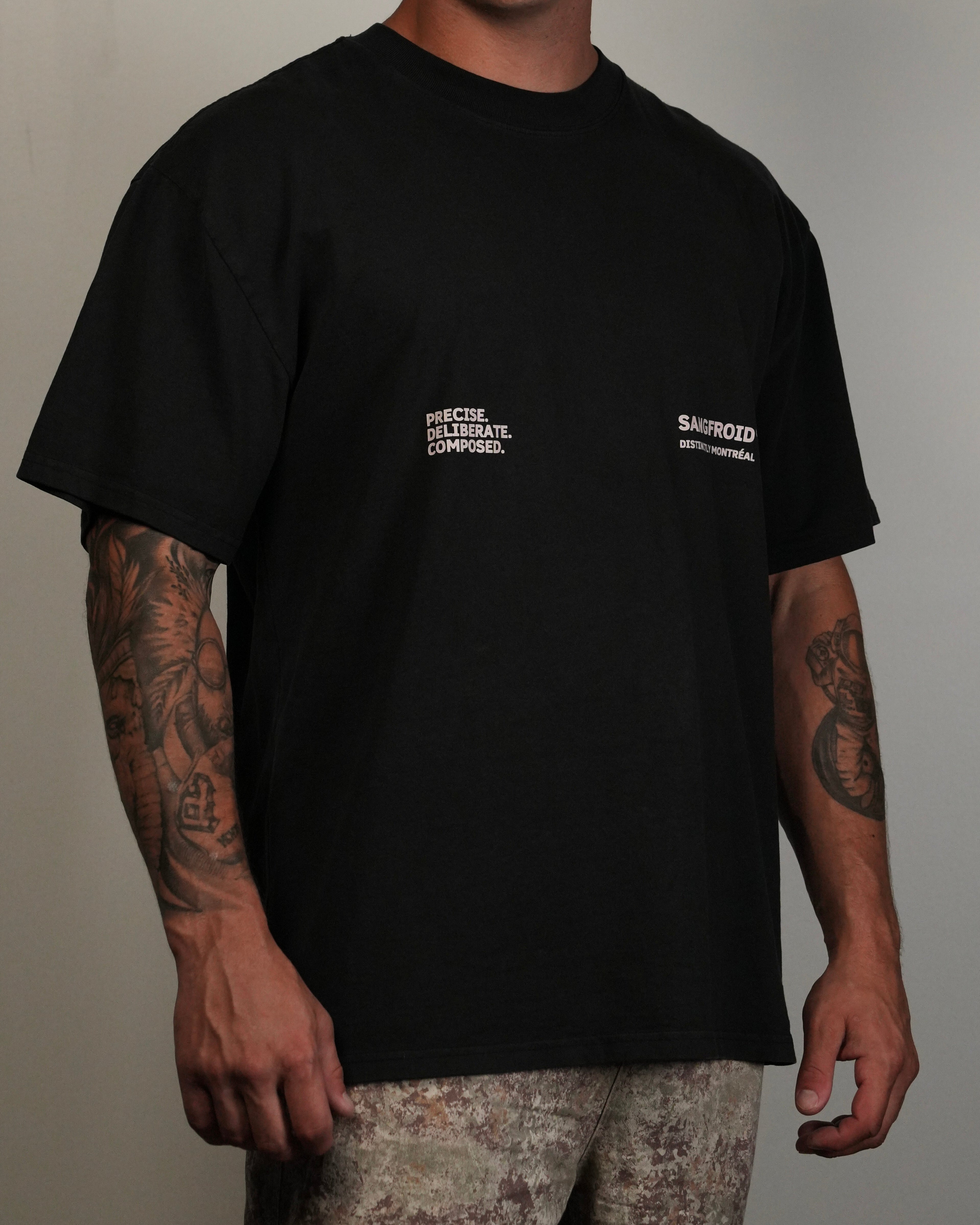 Distinctly MTL | Oversized Tee (Faded Black)