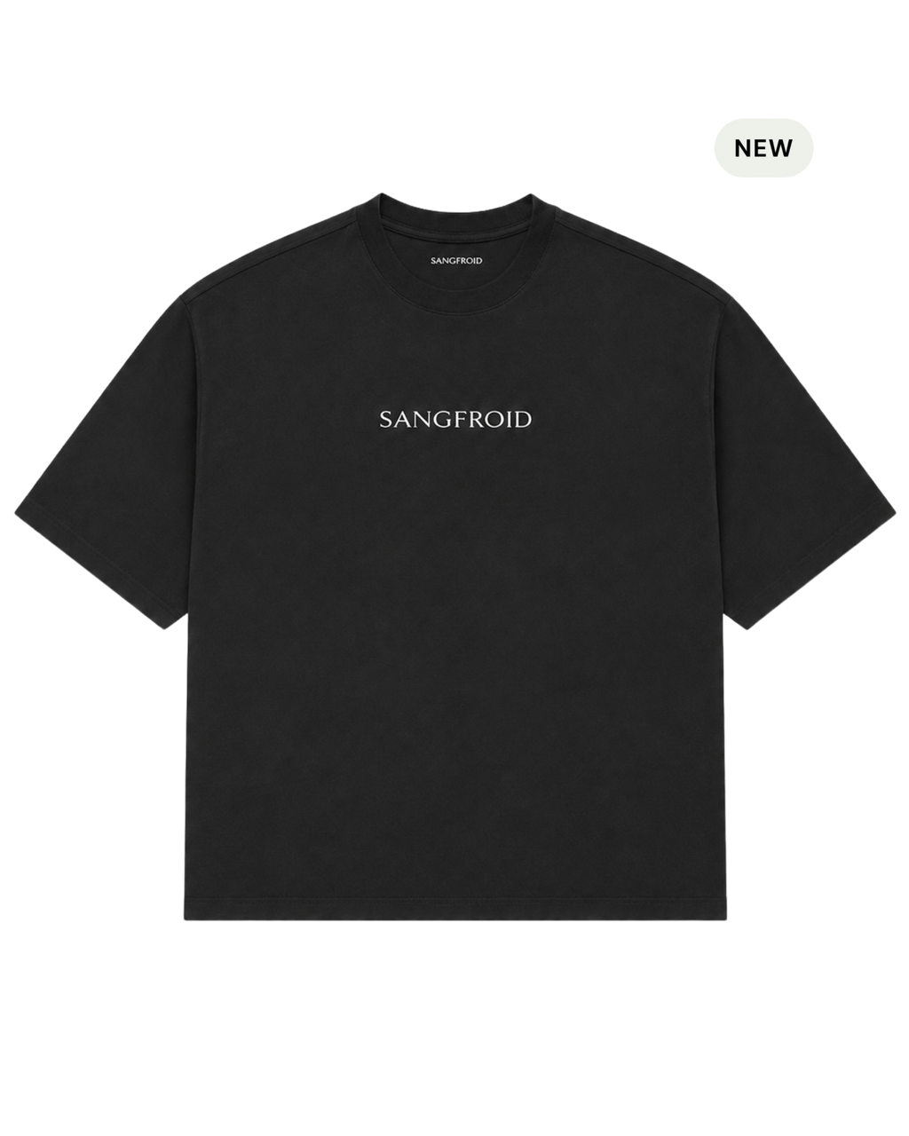 SF Box Tee | T-shirt coupe boxy (noir)