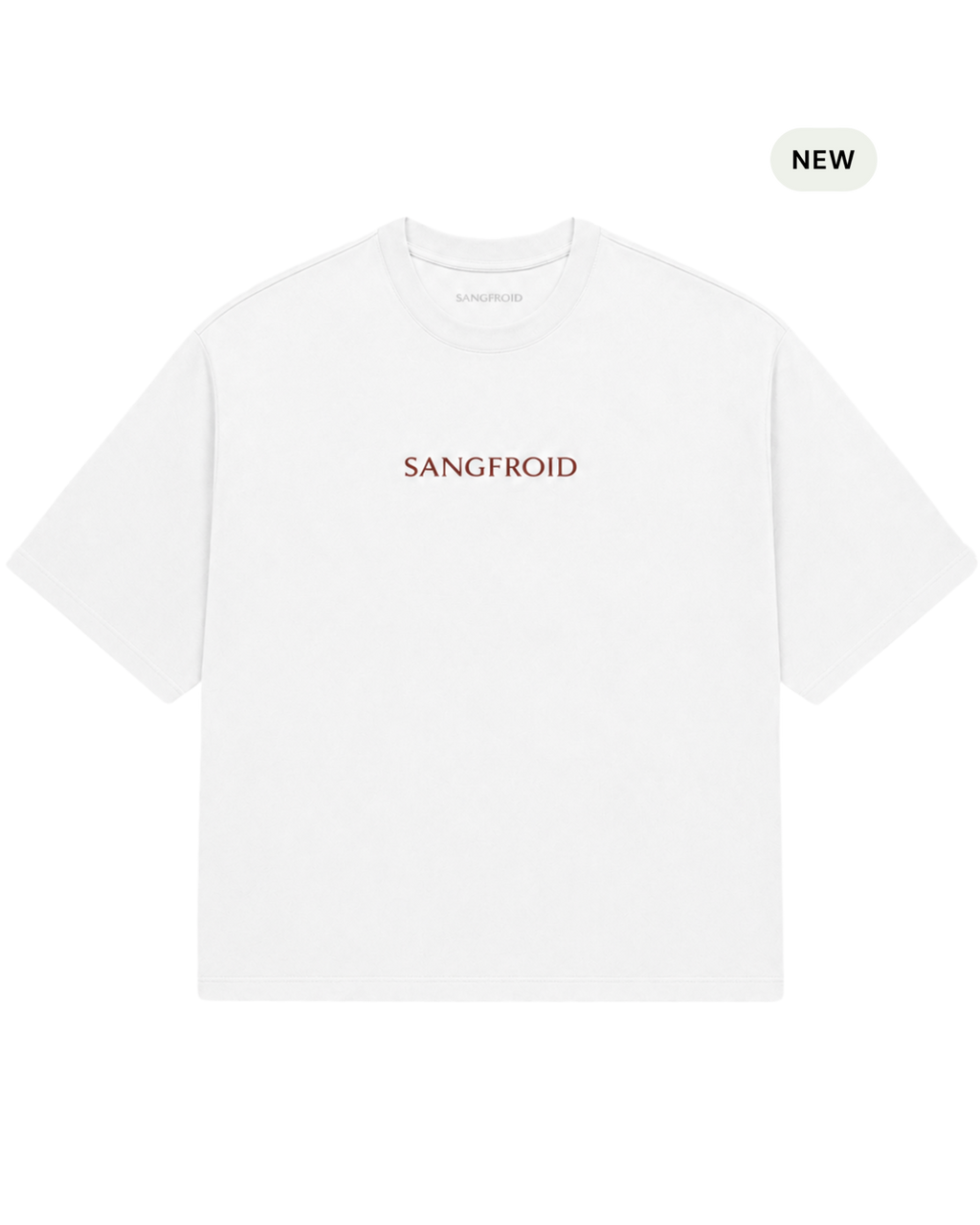 SF Box Tee | T-shirt coupe boxy (blanc)