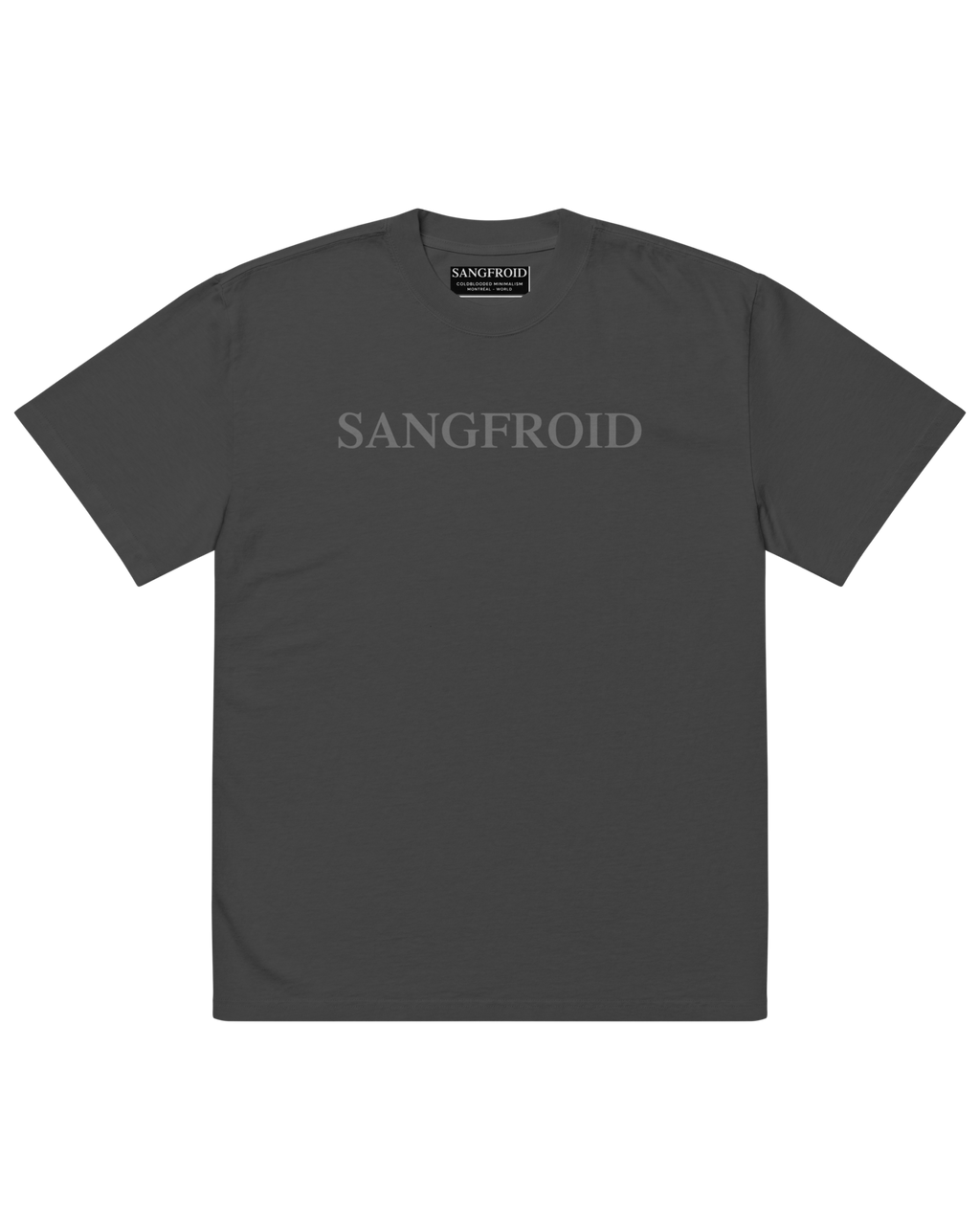 SF Classic | Oversized Tee (Faded Black)