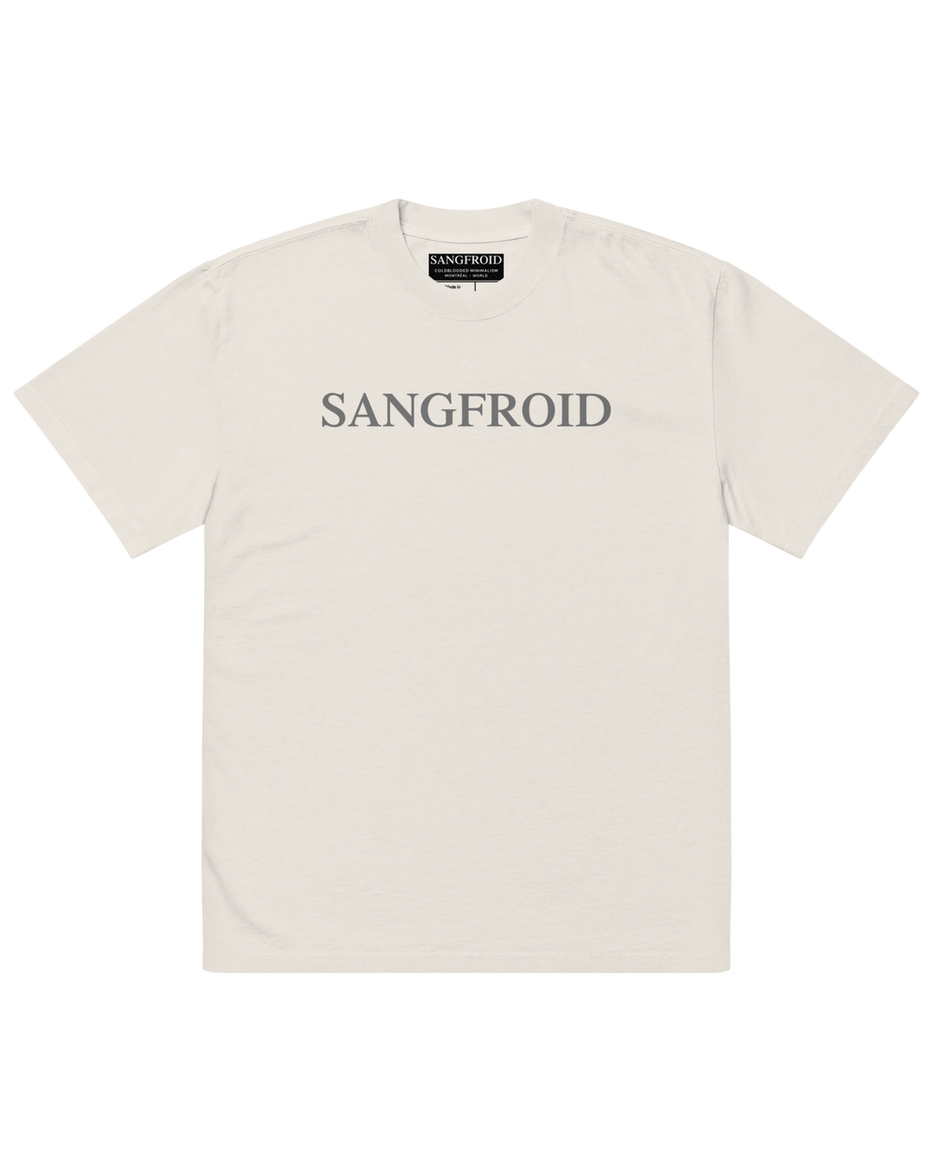 SF Classic | Oversized Tee (Faded Bone)