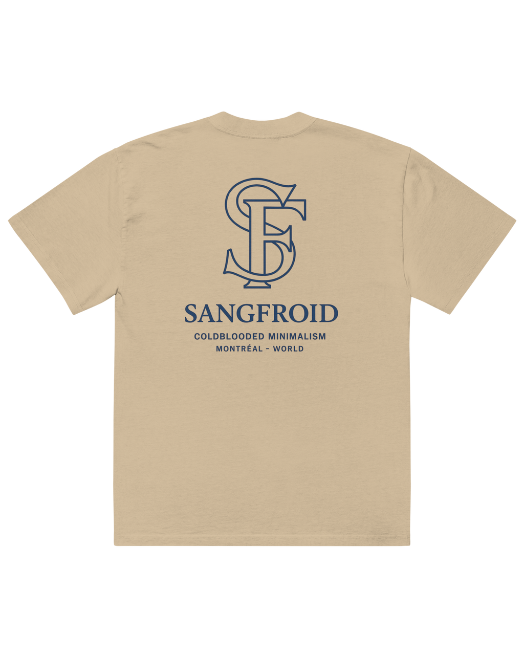 SF Minimalism | Oversized Tee (Faded Khaki)