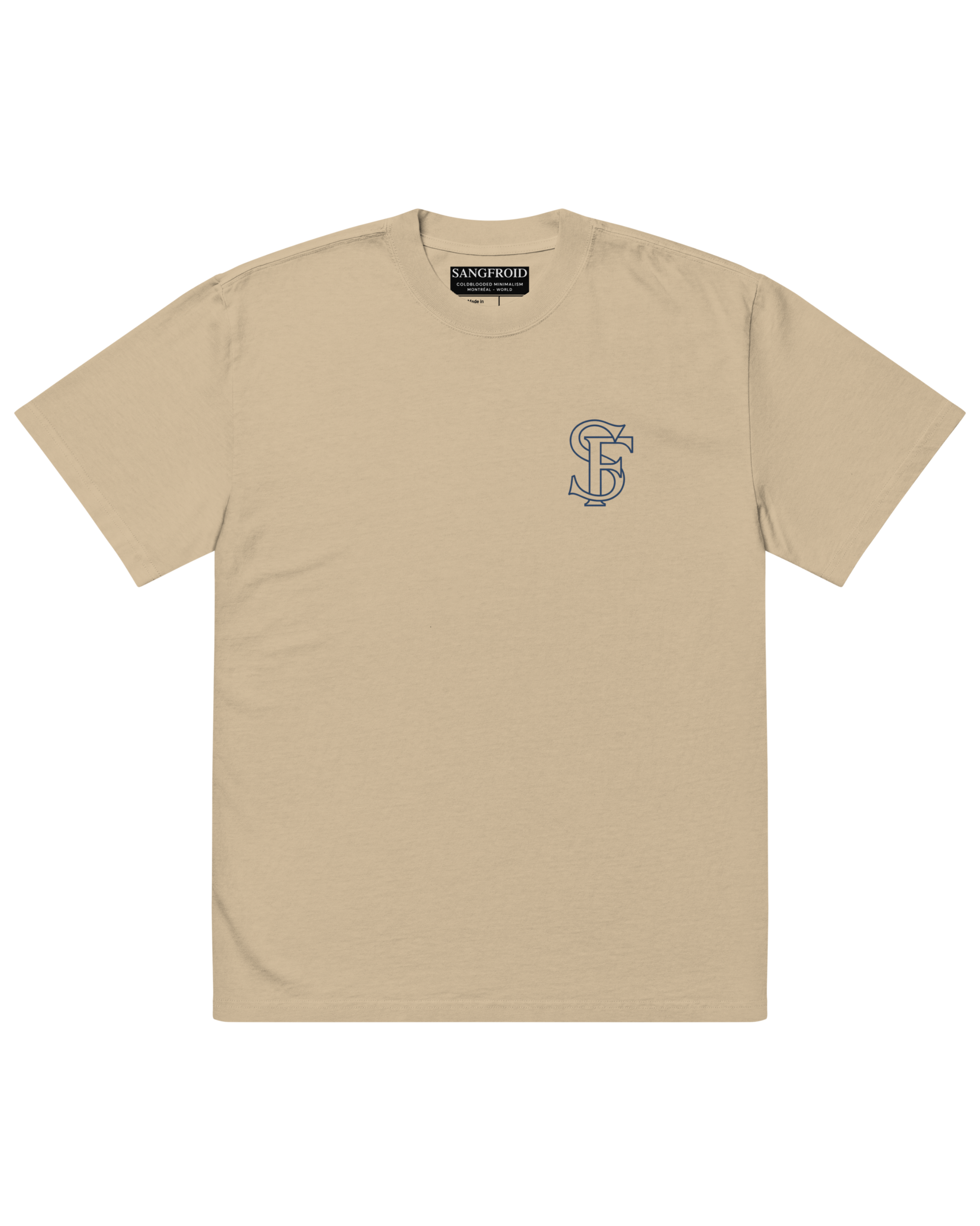 SF Minimalism | Oversized Tee (Faded Khaki)