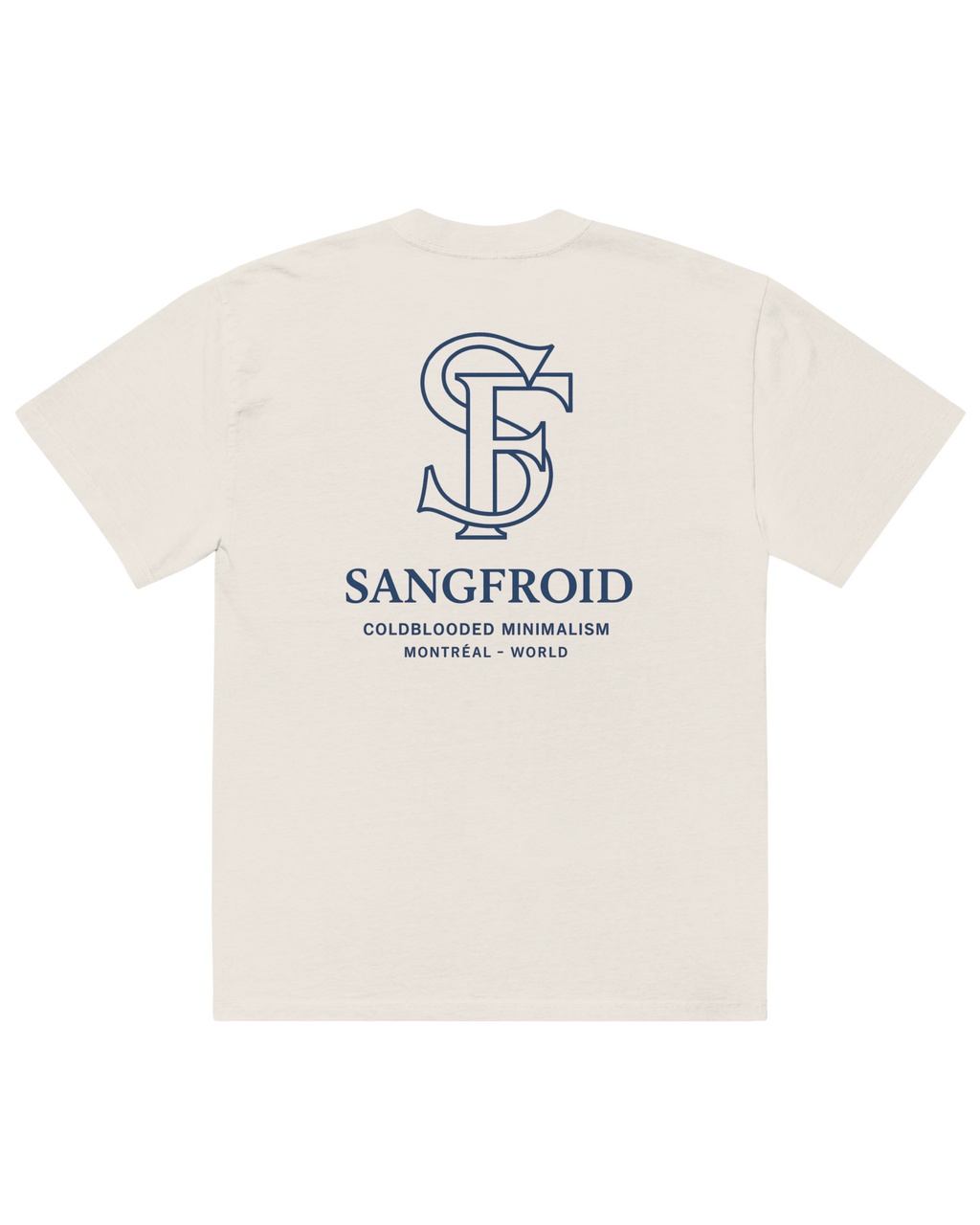SF Minimalism | Oversized Tee (Faded Bone)