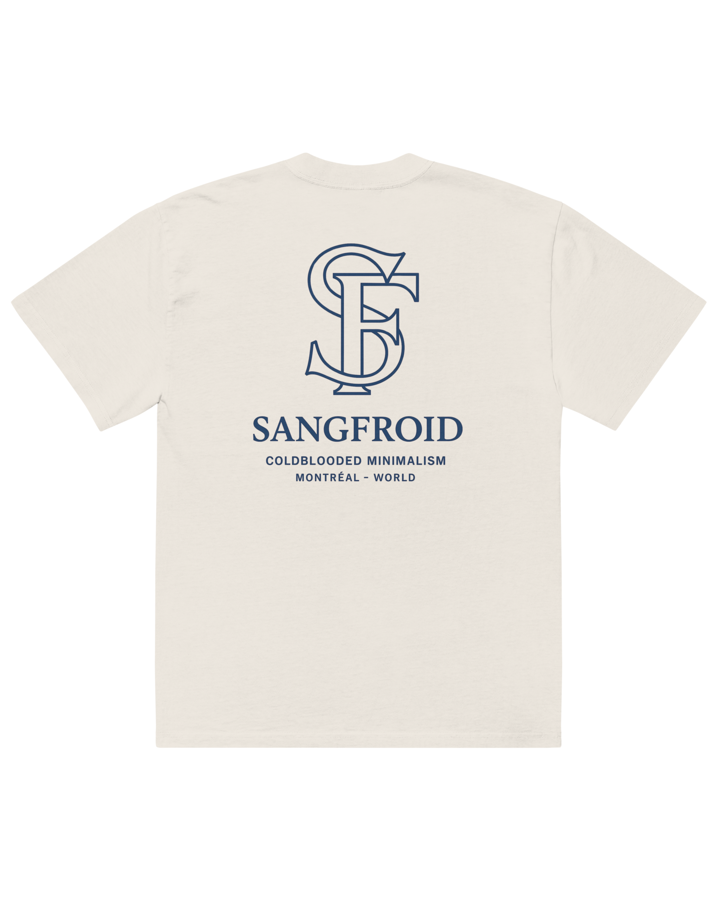 SF Minimalism | Oversized Tee (Faded Bone)