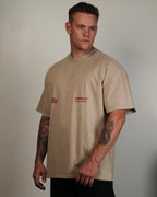 Distinctly MTL | Oversized Tee (Faded Khaki)