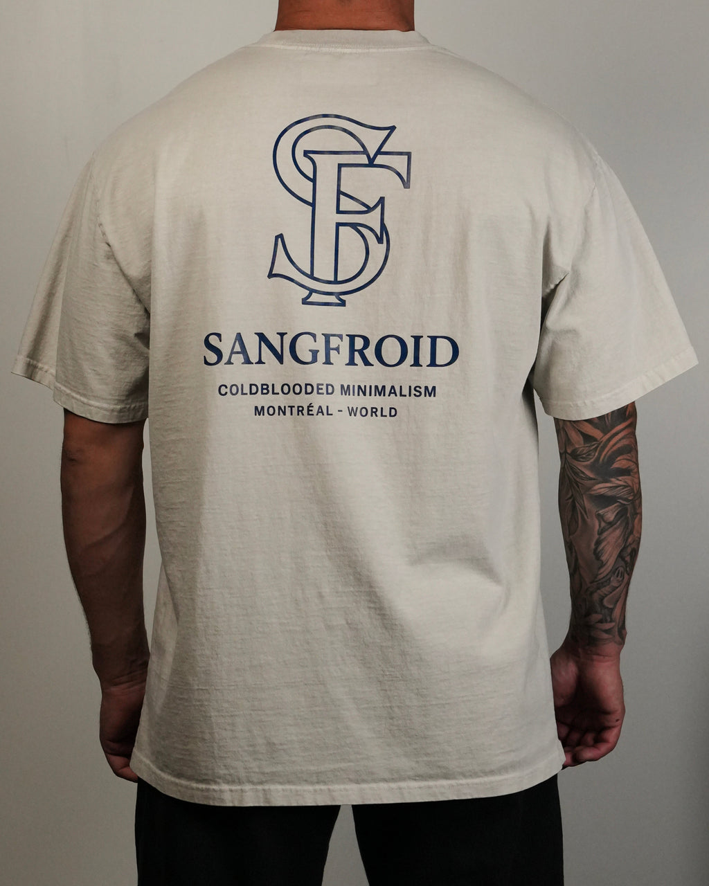SF Minimalism | Oversized Tee (Faded Bone)