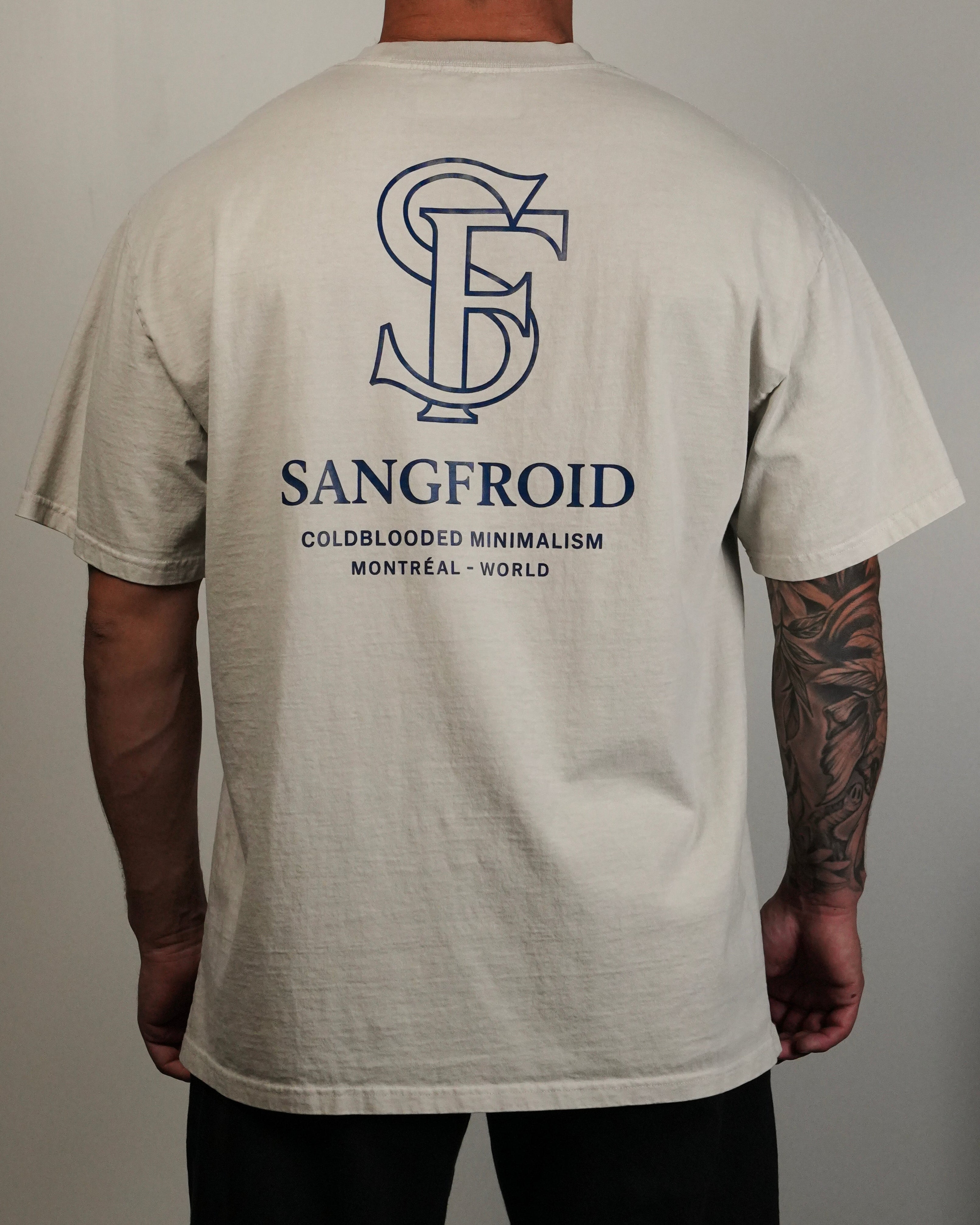 SF Minimalism | Oversized Tee (Faded Bone)