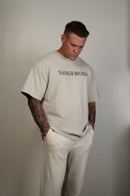 SF Classic | Oversized Tee (Faded Bone)