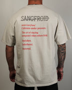 Coldblooded | Oversized Tee (Faded Bone)