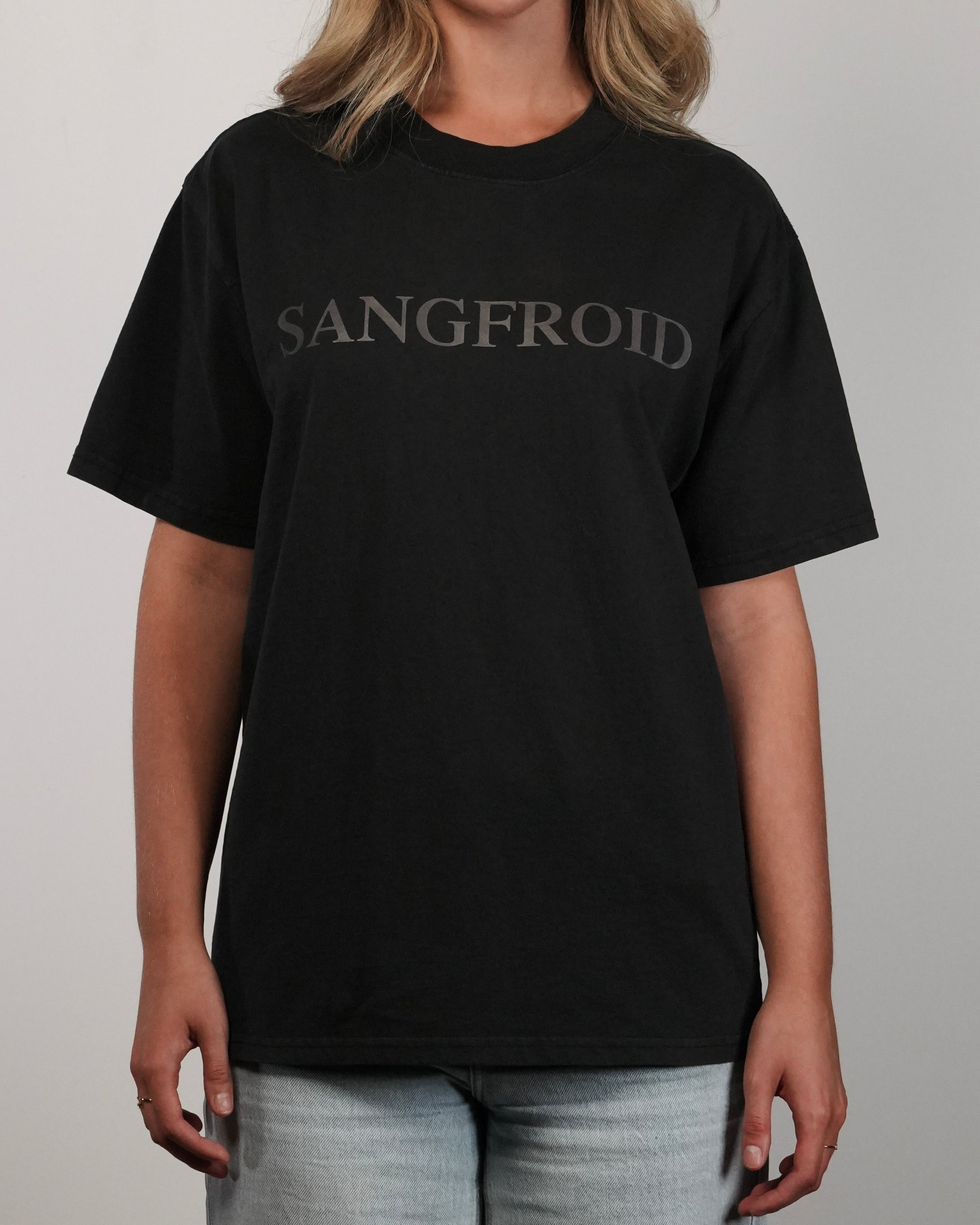 SF Classic | Oversized Tee (Faded Black)