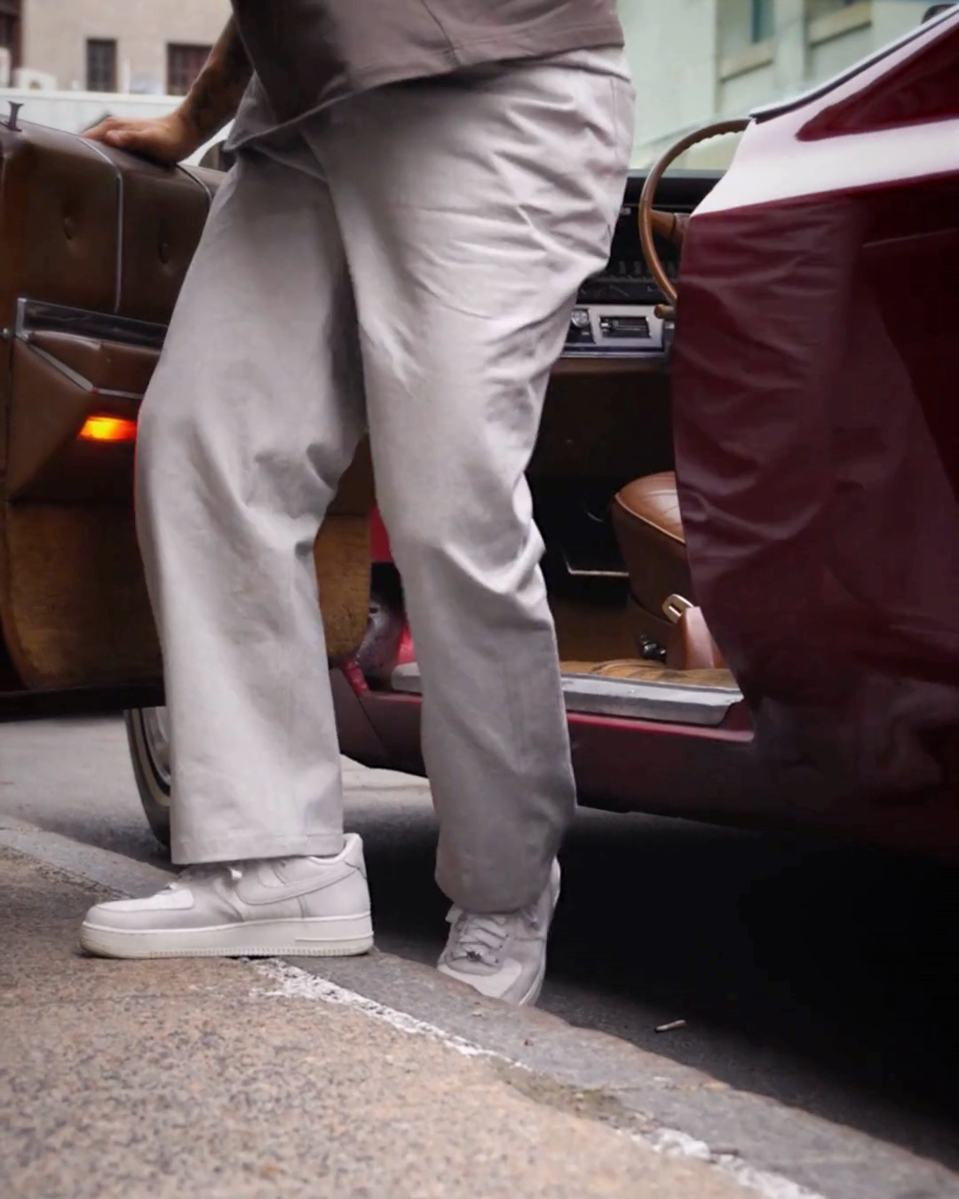 SF Men’s Washed Denim Pants (Nimbus Cloud)
